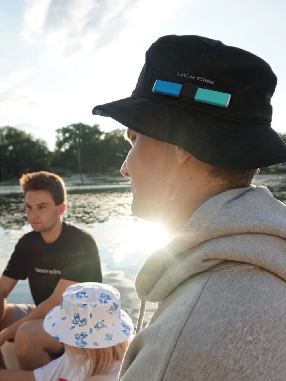 Sundae School Black Velvet Bucket Hat